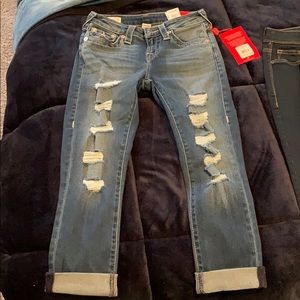 True Religion Hallie Capri NWTs